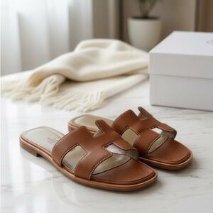 Hermes Oran - Brown Leather